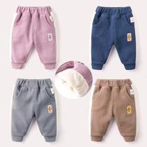 Baby pants autumn winter trousers winter dress girl casual boy plus thick winter clothing baby gas new