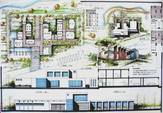 精品 建筑规划景观考研快题 手绘方案及教程 热卖赠送4000张手绘