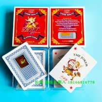 DBW Frosted bee plastic playing cards Northeast fill pit special kick pit 9-king a box of two pairs of big white edges