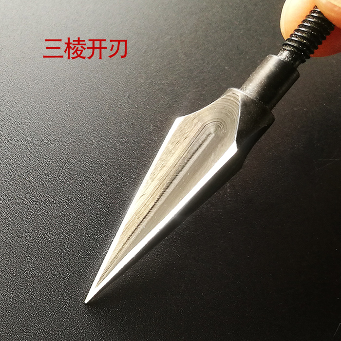 箭头弓箭杀伤力猎箭头箭支射鱼复合猎箭头进口狩猎箭头猎弓黑寡妇