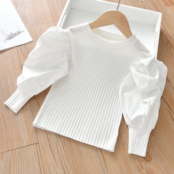 Girls puff sleeve base shirt 2025 autumn new style children's medium-sized children's fashionable long-sleeved T-shirt Korean style top cotton
Girls puff sleeve base shirt 2025 autumn new style children's medium-sized children's fashionable long-sleeved T-shirt Korean style top cotton