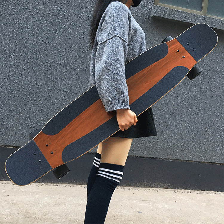 双翘长板滑板女生男生专业舞板竹木板动作板初学者代步刷街全能板_6折