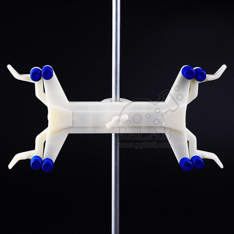 蝴蝶夹 塑料滴定管夹 塑料蝶形夹 滴定夹配滴定台使用夹具 含增票