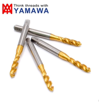Japan YAMAWA American titanium plated spiral tap UNC1-64U3-48U8-32UNC1 2-13 Machine tap