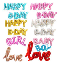 Conjoined love letter aluminum balloon Valentines Day birthday party wedding wedding room decoration balloon