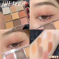 JILL LEEN eyeshadow plate nine-color matte big background color parity easy color Net red ins eyeshadow box wild GM17