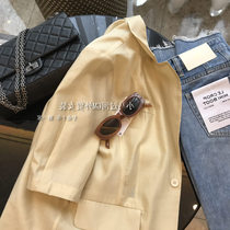 Brand Fold Discount Store Mall Special Cabinet Withdrawal Cabinet Womens Clothing Tailstock Clearing House Loose Slim Fit Sunscreen Suit Short Coat Female Summer