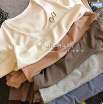 Brand Fold Discount Store Mall Withdrawal Womens Foreign Trade Cut Mark Modale Pit Bar U Collar Elastic Short Sleeve T-shirt Lady Spring Summer