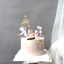 Bake cake decoration dream unicorn decoration dream catcher plug-in girl birthday party dessert dress
