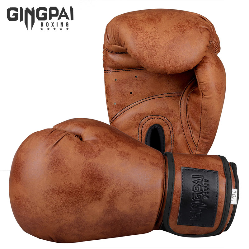 Boxer sets male and female training to play sandbag Thai boxing professional Gou fight to beat boxing gloves Adult boxing gloves retro-Taobao