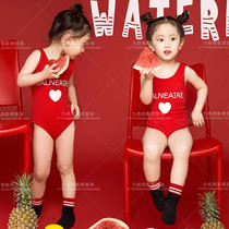 Childrens photography theme clothing childrens baby art photos Tide brand girls one-piece clothes image photo hipster