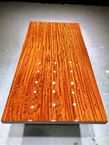 Ba flower solid wood Big Board log mahogany boss conference table log table tea table painting case spot 167-83-6