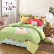 HIKOSEN CARA cat air conditioning by cat cartoon color summer breathable cute quilt clip quilt