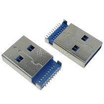 USB A male 3 0 A type male sunken board patch blue glue data cable interface fast host interface