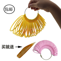 Plastic bracelet ring Hand size measurement tools Hand size measurement Bracelet size comparison ring Bracelet ruler ring