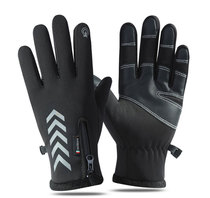 Riding gloves for men and women in autumn and winter outdoor touch screen motorcycle waterproof windproof and warm plus velvet ski sports gloves
