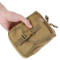Military fan accessories storage bag outdoor sports small pocket travel change mobile phone bag can wear belt wallet