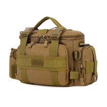 Outdoor new fishing bag camera bag multi-function tactical shoulder bag travel satchel bag waist bag can be equipped with fishing rod convenient