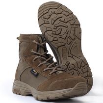 Outdoor mountaineering hiking waterproof training boots men and women Black Martin boots lightweight wear-resistant tactical boots flying boots