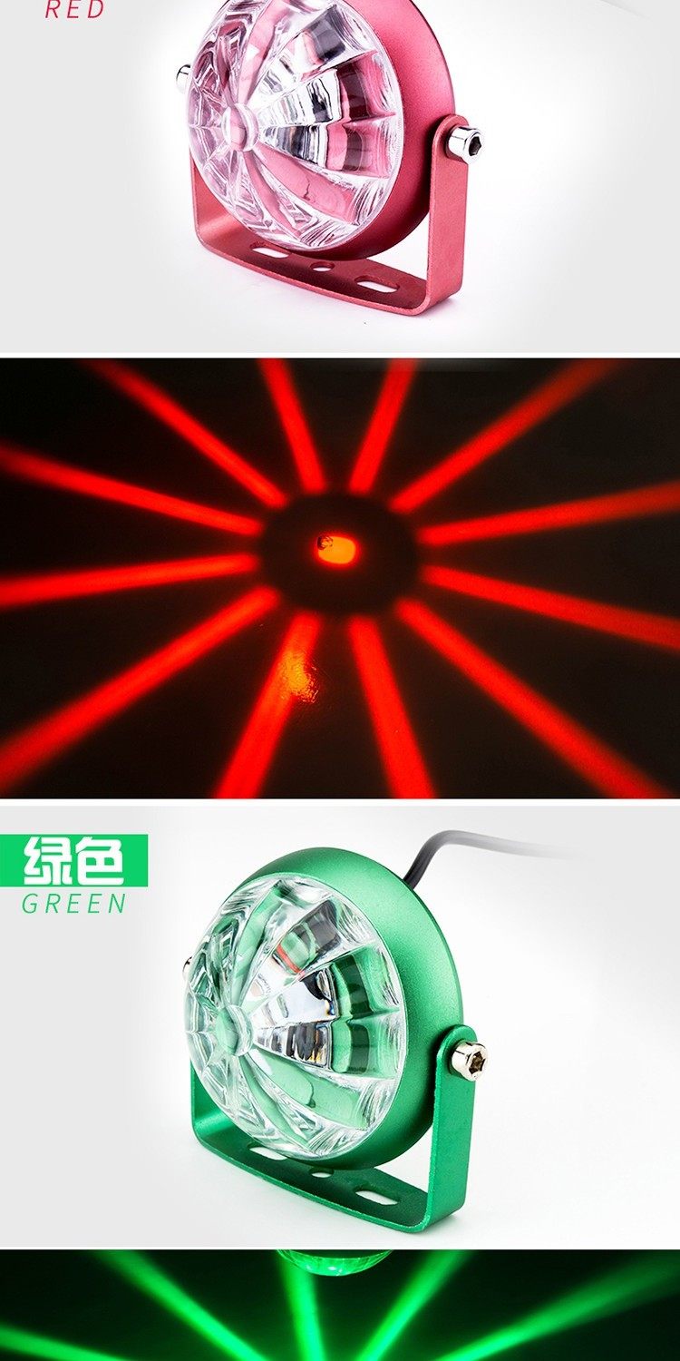 电动摩托车改装配件鬼火踏板led爆闪底盘灯防水通用12v彩灯装饰灯