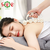 Le Haha Lunar rover roller massager Shoulder and neck magnetic meridian dredging Abdominal kneading instrument 16 wheels Leg meridian dredging