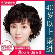 Wig full headgear wig sleeve female live-action haircut simulation short hair round face adorable young fashion trend with long hair