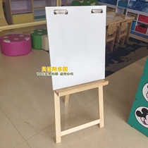 Kindergarten childrens drawing board senior childrens single-sided easel wooden Childrens Art Easel single Art Easel