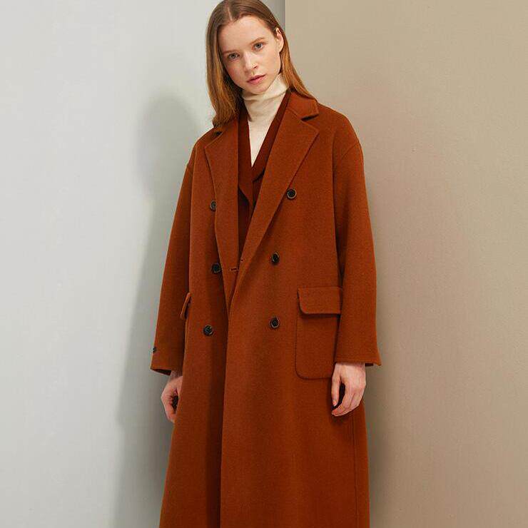 时髦焦糖色大衣,给生活一点颜色看看