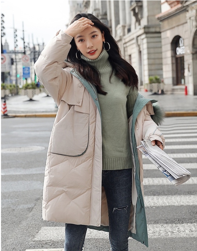 洋气大毛领羽绒服,保暖舒适更时髦21