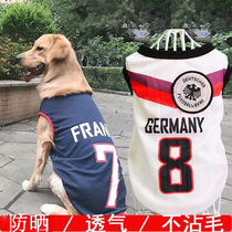 Sammoye side Shepherd Mao Labrador Alaska Big Dog Spring Summer Mesh Vest Sunscreen Dogs Clothes