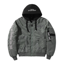 Tide Cards 2021 Autumn Winter Thickened Cotton Jersey Men Loose Embroidered Baseball Uniform ma1 Pilot Jacket Jacket Man