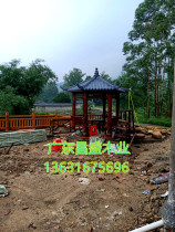 Anticorrosive wood gazebo floor Garden grape rack Stair fence Flower box wainscoting Terrace grid Balcony wooden door