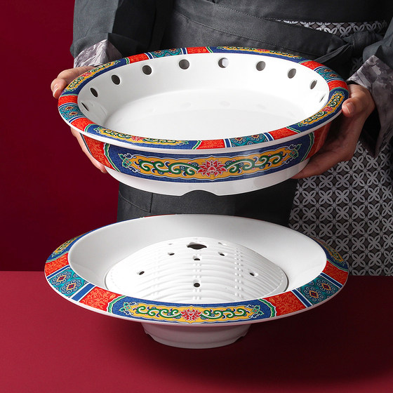 Metamine tableware plate catering commercial hotpot restaurant cold dishes sashimi fat beef tripe dry ice special plate
Metamine tableware plate catering commercial hotpot restaurant cold dishes sashimi fat beef tripe dry ice special plate