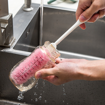 Japan imported bottle brush cup cleaning cup brush cup brush brush long handle household glass bottle cleaning brush
