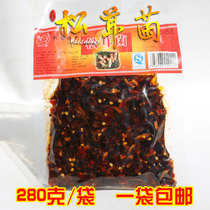 Yunnan mainland Chinas new specialty bacteria ready-to-eat mushrooms spicy spicy oil topped with matsutake under the meal snack grams