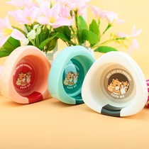 2021 Niuanji Food Bowl Chincho Hamster Rabbit Fixed Box Chincho Guinea Pig Anti-biting Food Bowl
