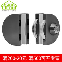 Stainless steel with frame glass door lock rose gold aluminium alloy wrapping wood door black titanium gold single door double door central lock