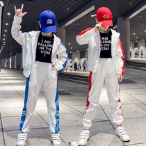 Girl Street Dance Sports Suit Children Hip Hop Dancer Dancing Clothes Autumn Clothes Girl Jazz Dance Walk Show Out