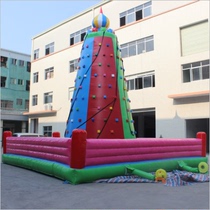 Large outdoor inflatable rock climbing wall Castle Indoor and outdoor slide Trampoline amusement equipment Childrens rock climbing inflatable castle