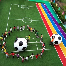 Extra thick inflatable childrens body Intelligent big football gas mold sports games props Kindergarten outdoor parent-child activities equipment