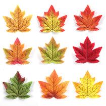 Simulation Maple Leaf single simulation leaf fall leaf fall fake leaf maple leaf wedding wedding shop fake leaf leaf