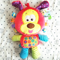 Newborn baby label hand grip appeasement towel to accompany baby sleeping paparazzi plush toy can nibble the rattle doll