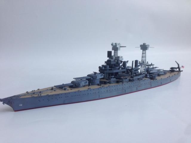 1/700二战美国bb-44加利福尼亚号战列舰模型 珍珠港 成品模型定做_7折