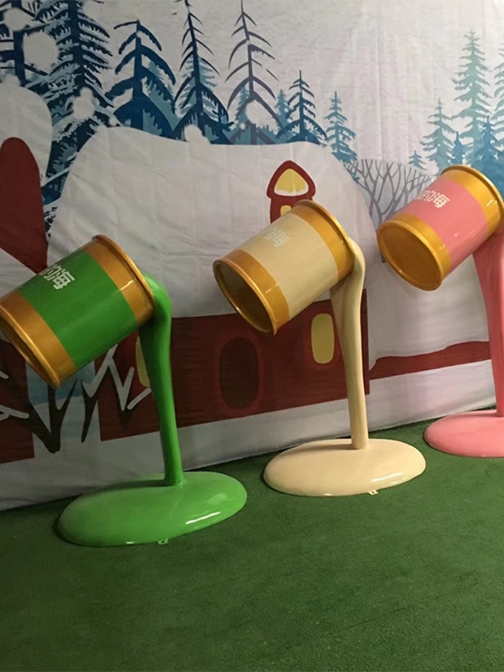 丽森艺术创意油漆桶摆件