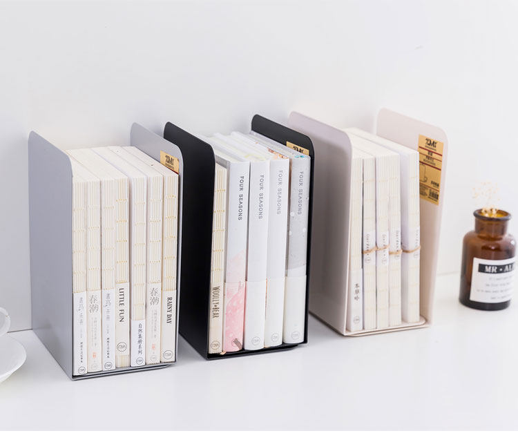 4片装简约书立创意高中生书靠桌上书夹挡书板桌面书架收纳学生用
