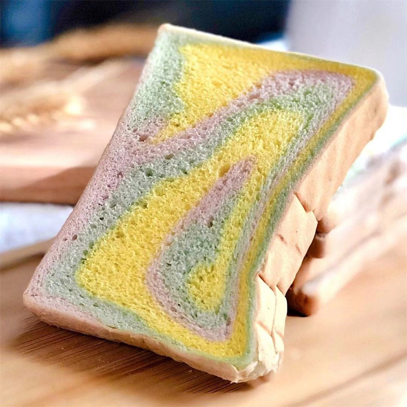 【高然品】彩虹吐司面包1000g