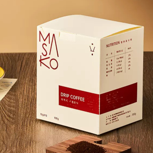 Masako意式拼配黑咖啡挂耳咖啡挂耳式滤泡精品新鲜烘焙10g*10包
