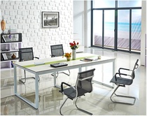 Shanghai conference table office furniture negotiation table chair conference table long table negotiation meeting guest training office table