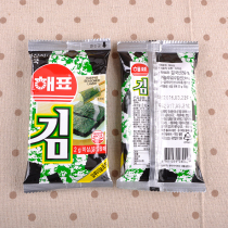 South Korea Sea Brand Sea Floating Sea Moss 2G * 8 packs of roasted sushi seaweed slices sea tunes to snacks food