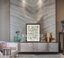 Hong Kong-style light luxury solid wood living room TV cabinet post-modern master bedroom American gray decorative cabinet porch cabinet furniture